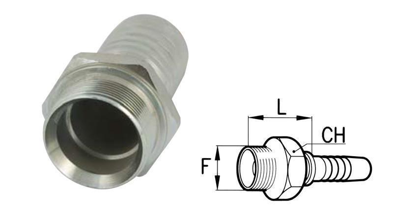 HIDRAVLIČNI PRIKLJUČEK BSP MOŠKI DN6-M14x1,5