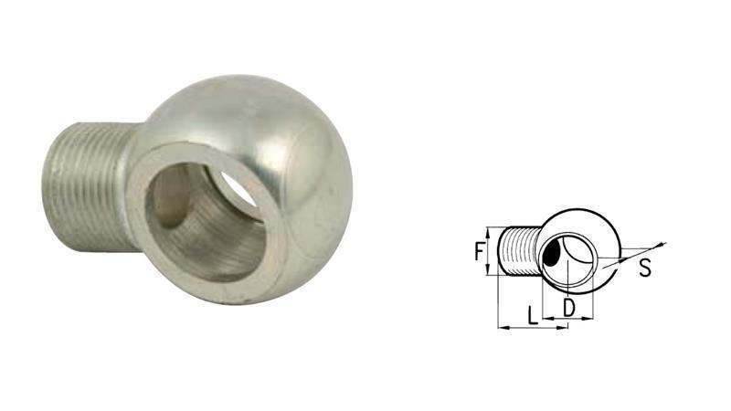 HYDRAULIC FITTING EYE 1/2-1/2