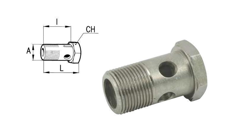 BULLONE CAVO IDRAULICO 3/8