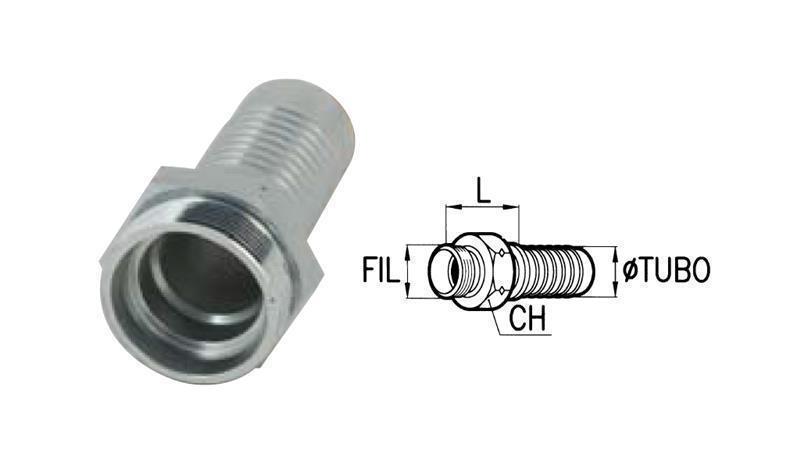 CONNECTEUR HYDRAULIQUE CEL 15 L MALE DN10-M22x1.5