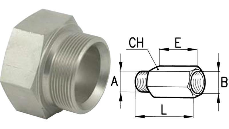 HIDRAVLIČNI ADAPTER PODALJŠAN MOŠKI-ŽENSKI 1/2