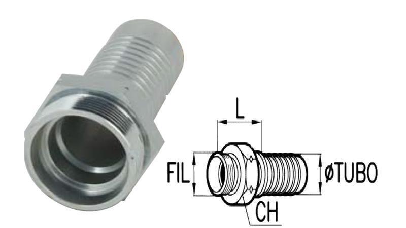 CONNECTEUR HYDRAULIQUE CEL 15 L MALE DN10-M22x1.5