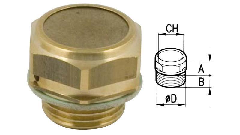 HYDRAULIC BREATHER CAP 1/2