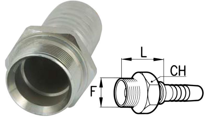 HIDRAULIKUS IDOM BSP FÉRFI DN10-M22x1,5