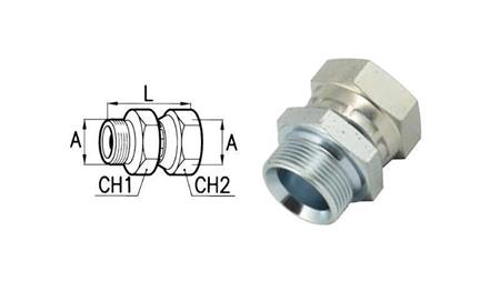 HYDRAULIK-DOPPELVENTIL SCHWENKMUTTER 3/4