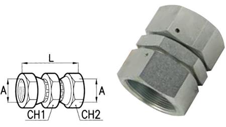 HYDRAULISK DOBBELT SVINGNUT 1/2