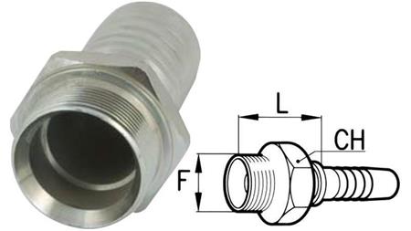 HIDRAULIKUS IDOM BSP FÉRFI DN13-M20x1,5