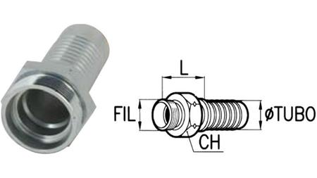 CONNEXION HYDRAULIQUE CEL 18 L MALE DN12-M26X1.5