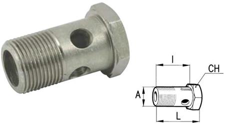 HYDRAULIK BLANK BOLZEN 1/2