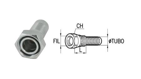 HYDRAULISK FORBINDELSE DKOS 20 MED HUN DN19-M30X2