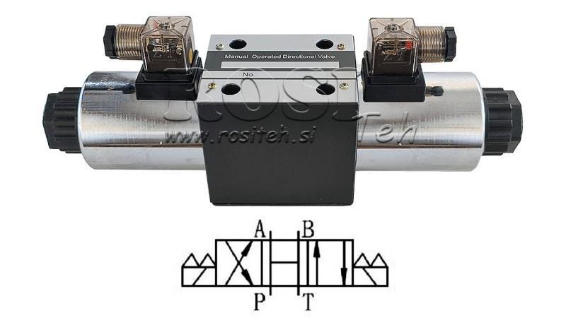 HIDRAULIČNI ELEKTROMAGNETNI VENTIL KV-4/3 CETOP 5 12/24/230V N3