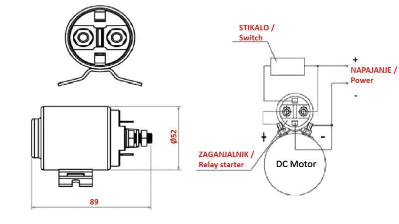DÉMARREUR ÉLECTRIQUE 24V