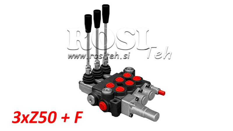 HIDRAULINIS VOŽTUVAS 3XP40 + PLUDURIANČIOS FUNKCIJOS