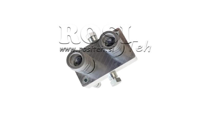 MULTI-FASTER COUPLING 2way BSP1/2 NEW TYPE CONNECTING PART
