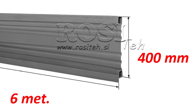 СТРАНА ЗА САМОСВАЛЕН ПРИЦЕП 6 МЕТ. - ВИСОЧИНА 400 ММ