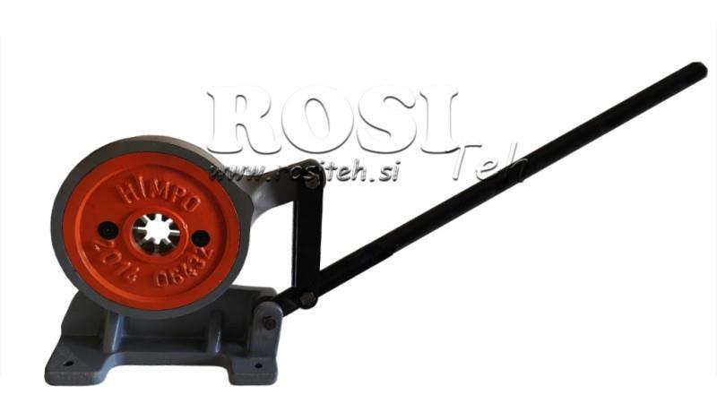 MANUELLE CRIMP-MASCHINE FÜR NIEDERDRUCKSCHLAUCH 4-30mm 8 ZÄHNE MIT SCHUTZ