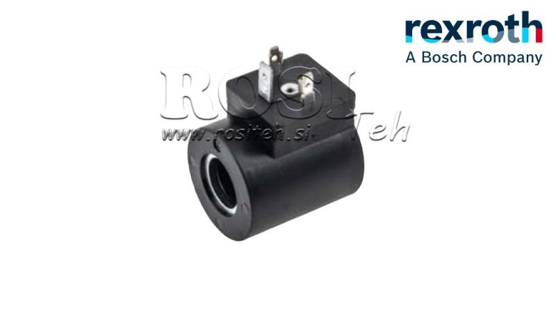 BOBINA ELETTROMAGNETICA 24V DC - fi 15.75mm-41mm IP65