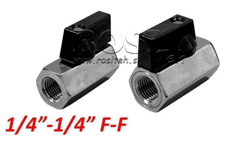 PNEUMATICKÝ KULOVÝ VENTIL VP-PIPE 014-014 F-F