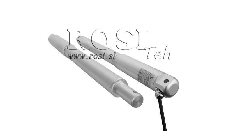 CYLINDRE ÉLECTRIQUE 12V 80kg-12mm/sec COURSE 600mm