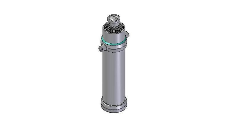 4066S - TELESCOPIC CYLINDER STANDARD/BALL 6 STAGES STROKE 4185 DIAMETER 190