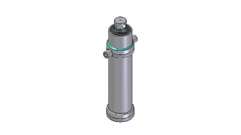 4090F - TELESCOPISK CYLINDER STANDARD/HÅL 4 STEG SLAG 2510 FI 170
