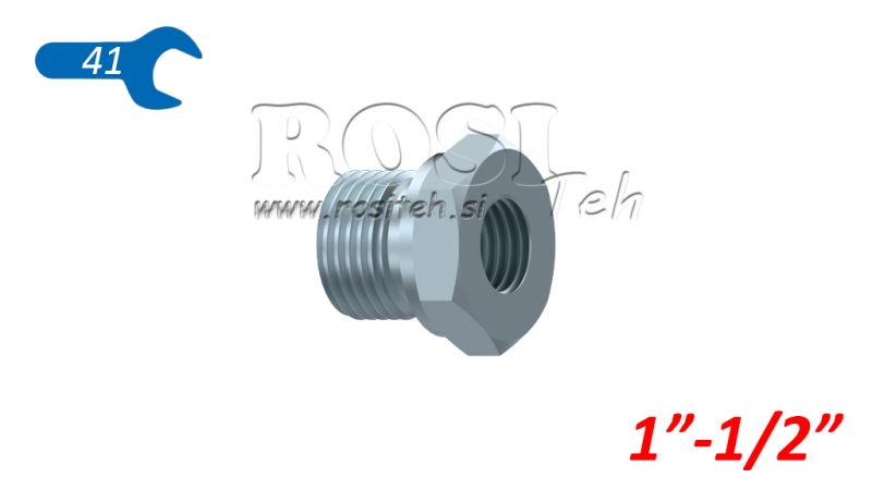 ADAPTADOR HIDRÁULICO MACHO-FÊMEA 1-1/2