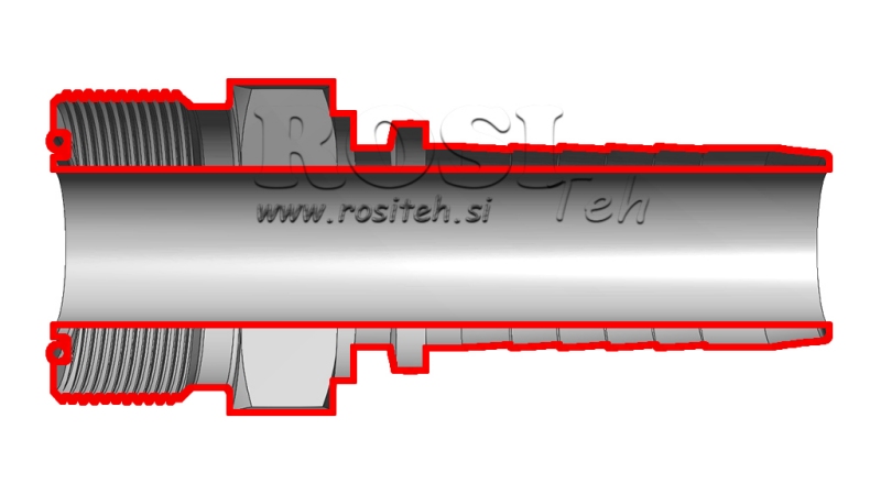 HÜDRAULILINE ÜHENDUS AGORFS MEES DN16-1 3/16-12