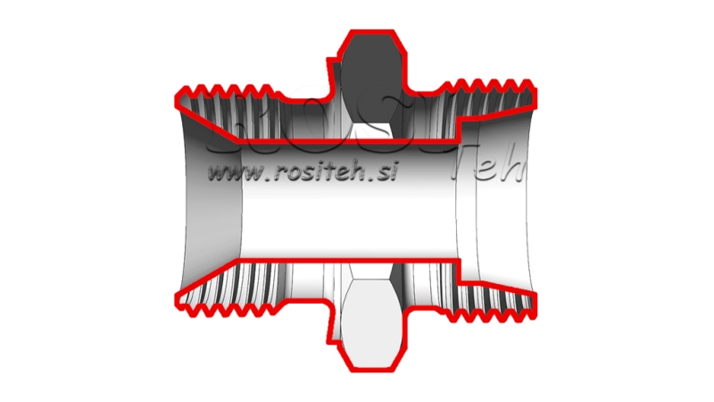 VÁLVULA HIDRÁULICA DUPLA AS6-BSP1/4