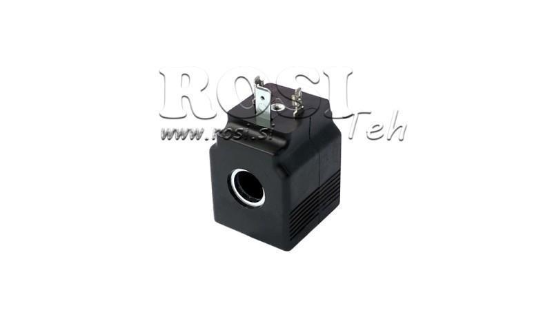 COIL ELECTROMAGNÉTICO 12V CC - SAE08 - fi 13.2mm-38.6mm 22W IP65