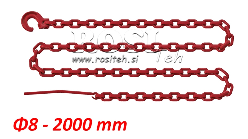 ERDÉSZETI LÁNCOK nagy.8 - 2000mm