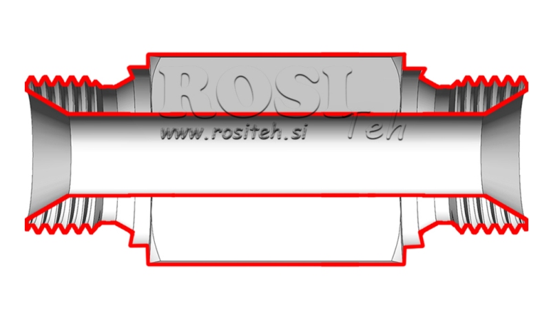 HIDRAULINIS ADAPTERIS PATINIS-PATINIS 3/8