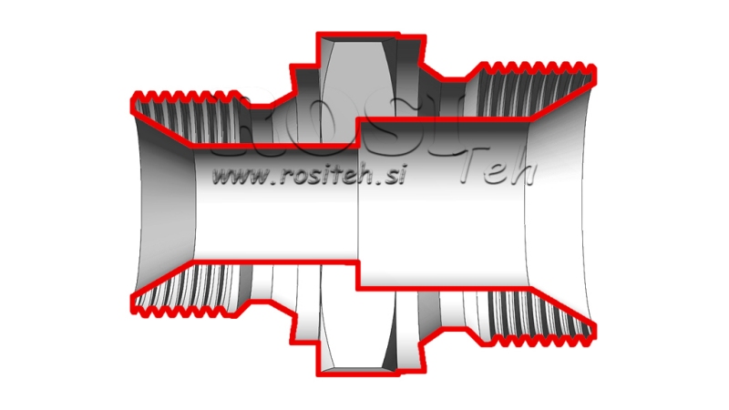 RÉDUCTEUR HYDRAULIQUE BSP 1-11/4