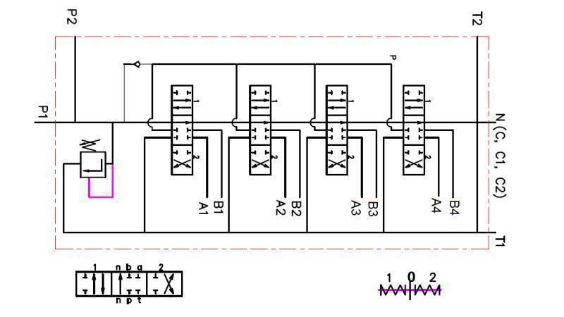 diagrama de fiação 4xP120