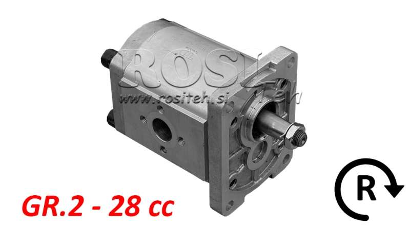 HYDRAULISK PUMP GR.2 28 CC HÖGER FLANGE