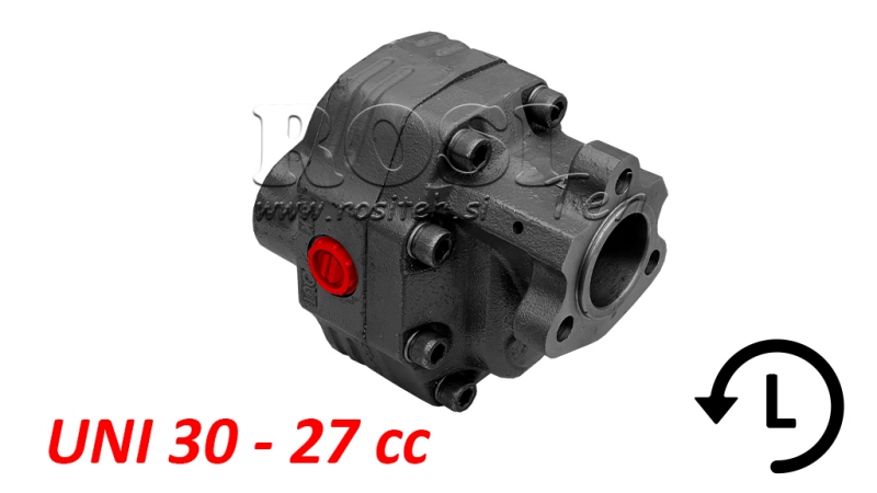 HYDRAULIC CAST IRON PUMP UNI30-27CC-230 BAR LEFT