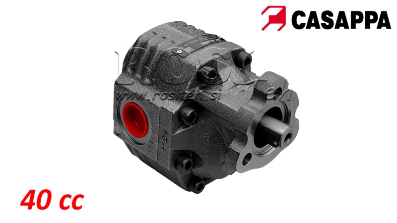 CAST IRON GEAR PUMP CASAPPA 40cc - REVERSIBLE