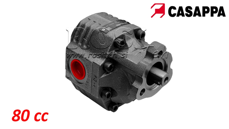 HYDRAULIC CAST IRON PUMP REVERSIBLE 80CC CASAPPA