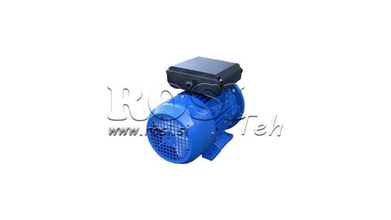 0,75kW-ELEKTROMOTOR MYT 80 2-4_1370umd 1Phas Beine+Flansch-B3B5