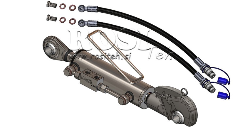 HYDRAULIC TOP LINK WITH HOOK - 2 CAT. 63/35-160 (45-95HP)(25,4)