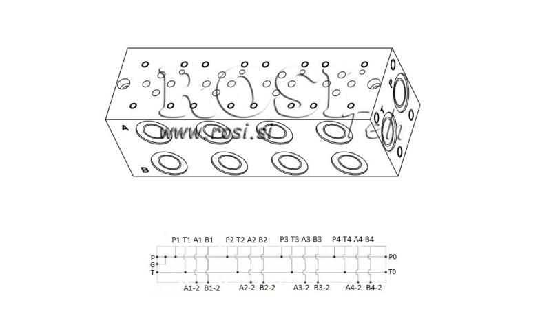 BASE CETOP5 NG10 4M