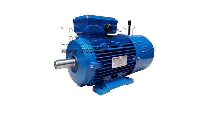 4kW-ELECTRIC MOTOR WITH BRAKE MSH100L3-4 4_1420rpm 3PH legs-B3