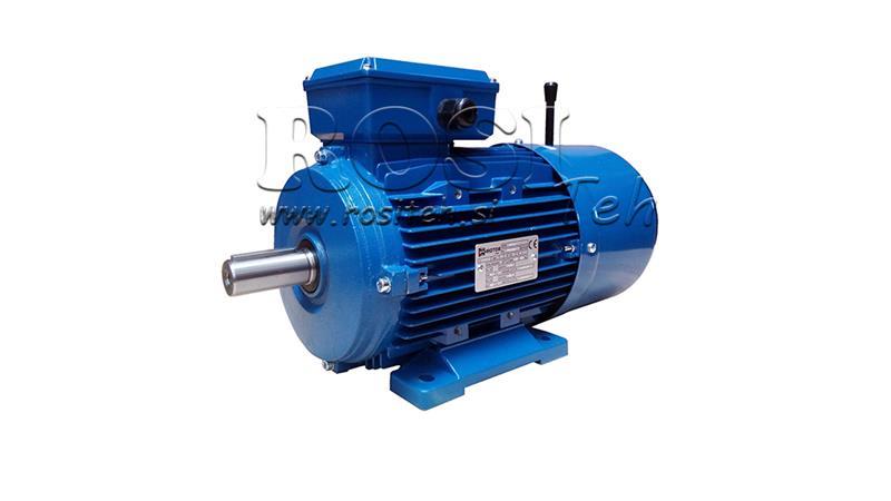 5.5kW-ELECTRIC MOTOR WITH BRAKE MSH132S-4_1450rpm 3Phase feet-B3