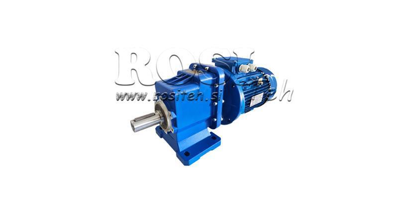 3 FÁZISU 0,75 KW ELEKTROMOTOR ERC02 REDUKTORRAL MS80 58 FORGÁS/PERC