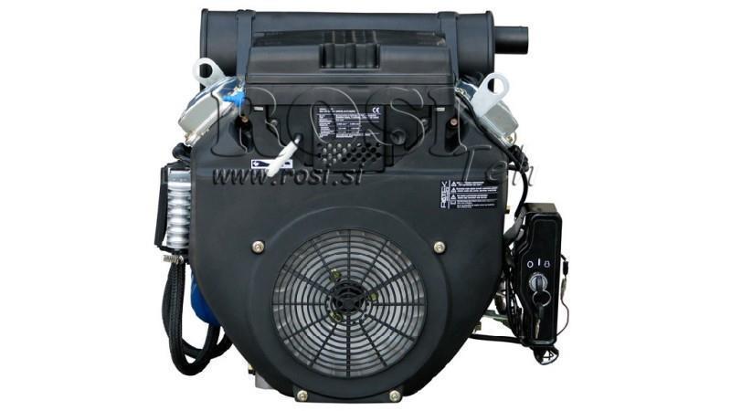 benzínový motor 614cc-14.9kW-3,600 RPM-E-KW25.4x72-elektrické štartovanie