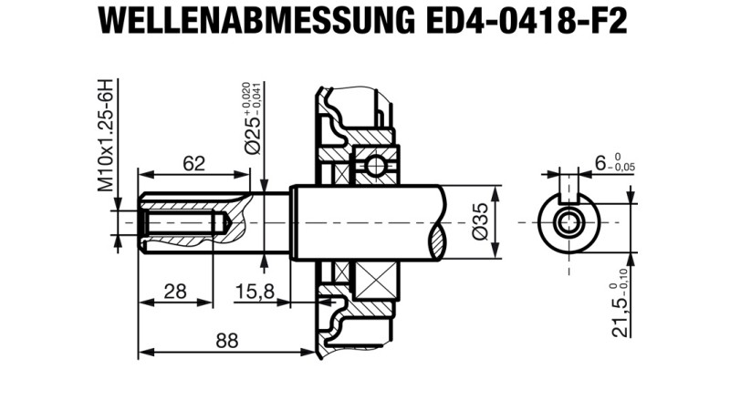 diesel engine 418cc-7.83kW-10.65HP-3,600 RPM-E-KW25x88-electric start