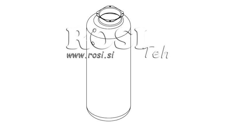 METALLTANK- ROLL PP 30 LITER HORISONTAL-VERTICAL