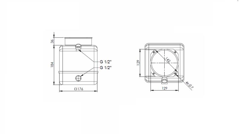 TANK PVC ROLL PP 4 LITER HORISONTAL-VERTICAL