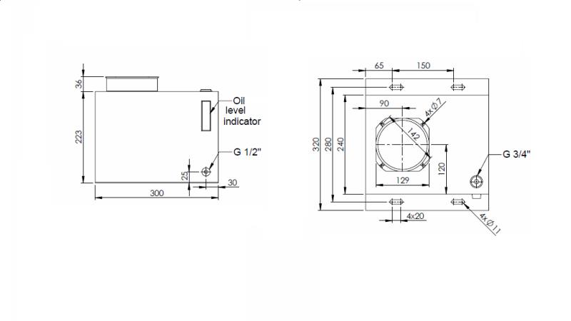 REZERVAR METALNI BOX PP 15 LITRI HORZONTAL-VERTICAL