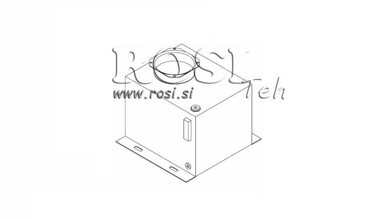 METAL OIL TANK BOX PP 15 LITER HORZONTAL-VERTICAL