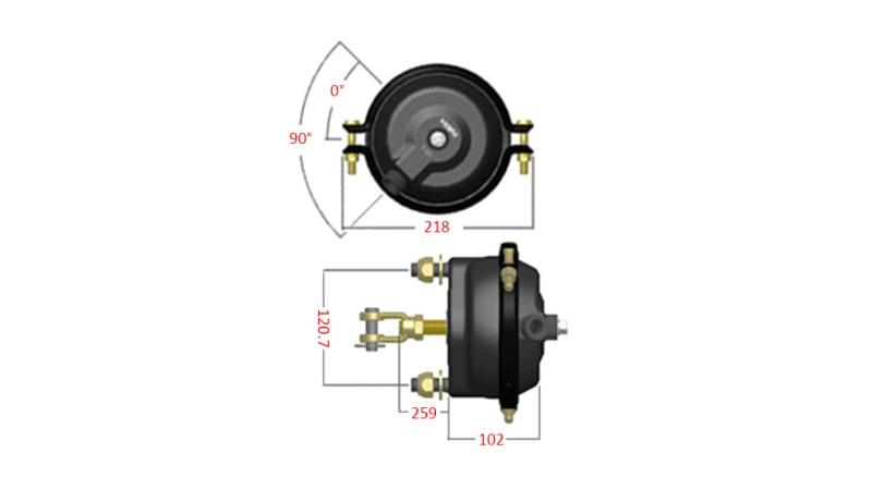 PNEUMATISK BREMSETRUM 20